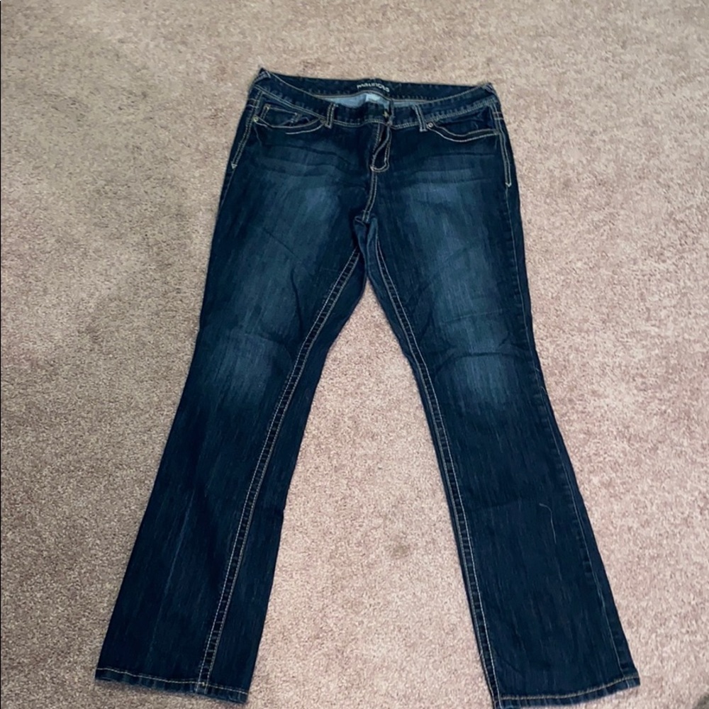 Dark denim